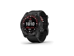 Garmin Fenix 7X Solar-Powered Waterproof 1.4-Inch Display Multisport GPS Watch with Built-in LED Flashlight and Bluetooth (Slate Gray with Black Band) (Open Box)