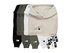 GODMERCH Custom Embroidered Heart Hoodie