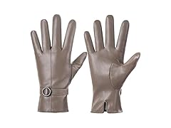 Dsane Womens Winter Leather Gloves