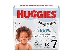 Huggies Size 7 Diapers, Snug & Dry Baby Diapers