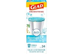 Glad OdorShield Small Drawstring Trash