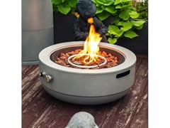 Mondawe 24" Round Concrete Fire Table
