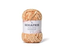 Sekafris Fuzzy Chunky Chenille Yarn for Crochet