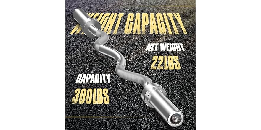 Force USA Olympic EZ Curl Barbell - Gym Equipment Australia