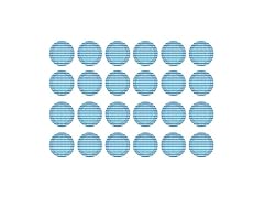 Beistle Blue & White Plates 24 Piece, 9", Blue/White