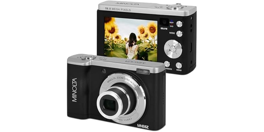 Minolta 56MP Dual Lens Digital Camera