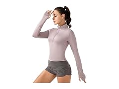 Ggov Women Crop Tops Women's Long Shirt Purple