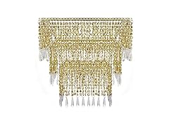 Waneway 3 Tier Chandelier Shade Gold