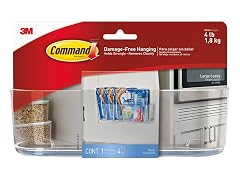 Command Large Caddy, Clear