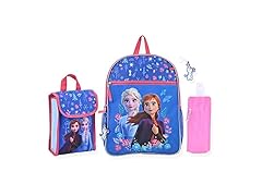 6 Piece Girls Frozen Princess Backpack