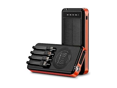$23.99, Was $39.99, 40% Off! Outdoor Solar Portable 10000mAh Power Bank dealfomo