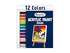 Crayola Acrylic Paint Doodle Sticks (12ct)