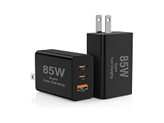 Hzevn 2Pack 85W USB C Wall Charger Block, 3-Port U
