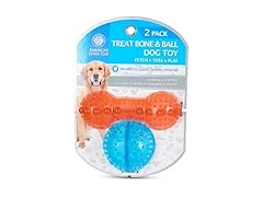 AKC 2-Pack TPR Treat Toys – Vanilla Scented