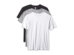 Men's Essential Cotton Crewneck T-Shirt 3-Pack