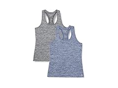 Amazon Essentials Women's Active Racerback Tank Top, 2PK