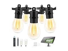 Yusist 104FT(98+6) Solar String Lights