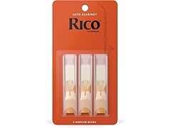(3 PACK) D’Addario Woodwinds Rico Alto Clarinet Reeds