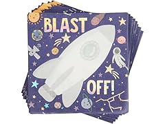 C.R. Gibson Rocket Lunch Napkins, 20-Ct