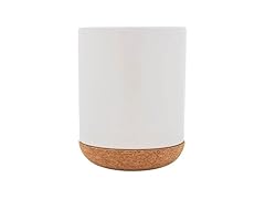 Kamenstein White Ceramic Kitchen Utensil Crock with Cork Base 