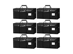 VISVEIL 6 Pack Heavy Duty Moving Bags