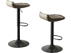 Cannes Woven Outdoor Barstool Set