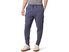 Amazon Essentials Fleece Cargo Joggers, Indigo (M)