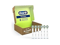 6PK Oral-B Floss Action Replacement Brush Heads