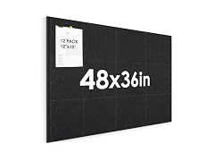Safotad Cork Boards for Walls 48" x 36"