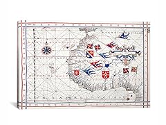 Nautical Map ca 1571 26x18