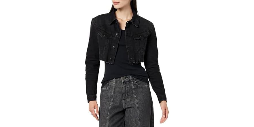 Naomi Long Sleeve Hand Sand Destroyed Wash Denim Jackets - SP Plus main image 1