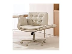 Criss Cross Chair with Armrests & Wheels