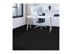 Mohawk Home Peel Stick Polyester Black Wide Wale