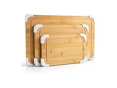 COOK WITH COLOR Non-Slip Cutting Board Set 