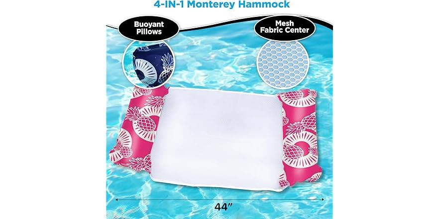 Waterlife 4 In 1 Pool Hammock 2 Pack