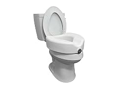 ProBasics Raised Toilet Seat For Seniors with Safety Lock