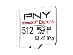 PNY 512GB microSD Express U3 V30 A1 Card