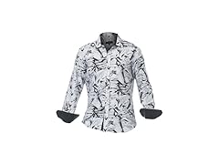 Warriors & Scholars Men's Carbon L/S Button Down Shirt