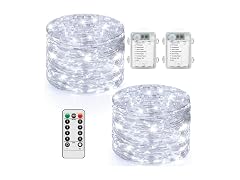 Lakumu 2-Pack 100 LED Fairy Lights