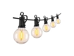 Brightown Outdoor String Lights, 100FT 50+2 G40 Bulbs