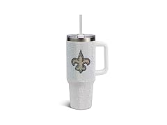 SAINTS White Bling Tumbler (40oz)