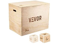 VEVOR 3 in 1 Wood Plyometric Jump Box