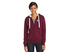 USPA Jrs Classic Fleece Jacket, Merlot