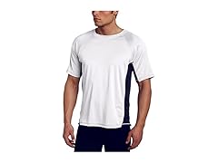 Kanu Surf Men's Lagoon Rashguard White/Navy (M)