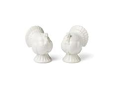 Lenox French Perle Carved Turkey Salt & Pepper Set 663620