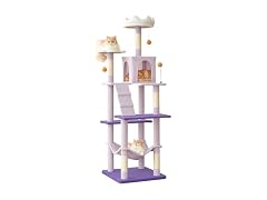 MWPO Flower Large Cat Tree, 70.1" Multi-Level