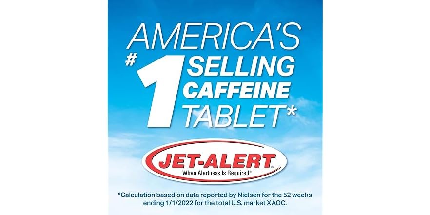 Jet-Alert Caffeine 100mg 120ct 4pk