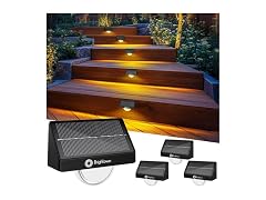 Brightown 4 Pack Solar Step Lights