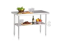NUUK 40023 Stainless Steel Work Table 24" x 48"