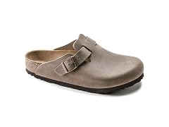 Birkenstock Unisex Boston Oiled Leather Tobacco Brown (38)